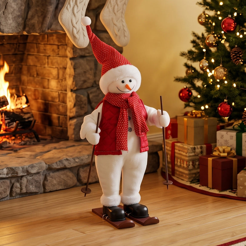Close-up of Santa's clothing and accessories