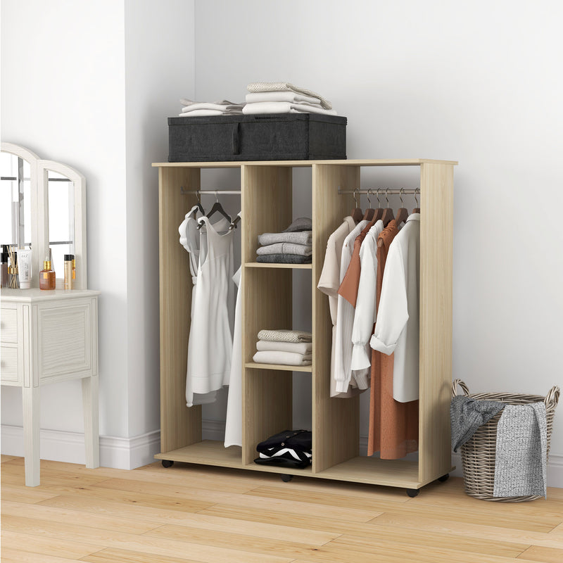 Natural double open wardrobe – image 10