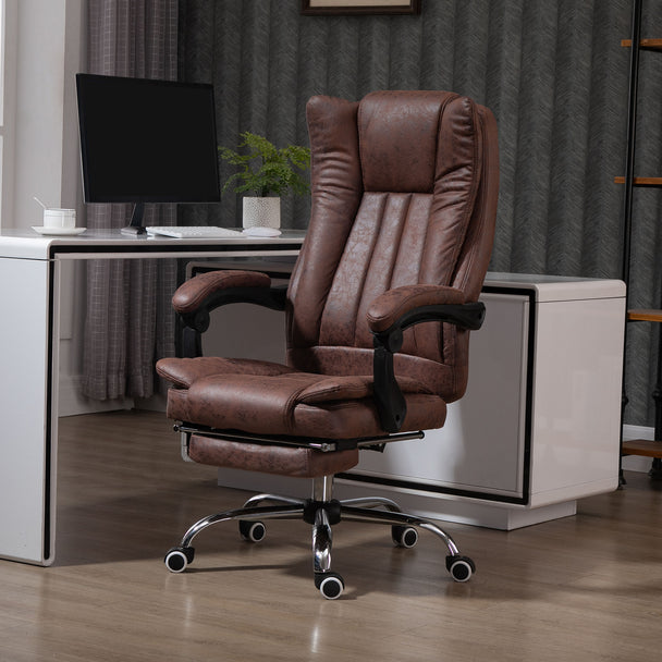 Microfibre reclining office chair – image 2