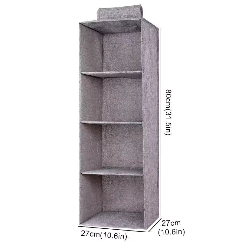 Hanging Storage Bag for Closet Organizer and Hangers