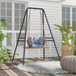 Outsunny Hammock Chair Stand, Hanging Heavy Duty Metal Frame Hammock Stand for Hanging Hammock Air Porch Swing Chair – view 2