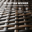 8-piece rattan corner sofa set – image 5