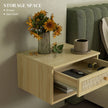 Floating rattan bedside tables – image 6