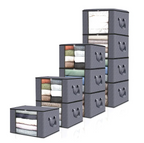 Large Capacity Clothing Storage Bags with Transparent Window