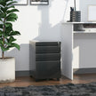 Anti-tilt 3-drawer steel filing cabinet – image 10