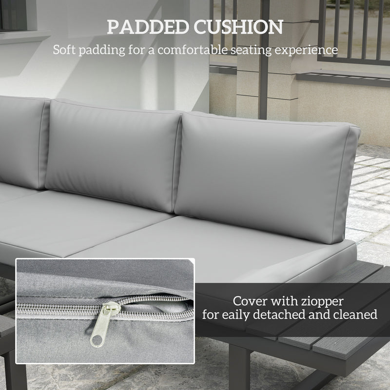 Reclining corner sofa set – image 5