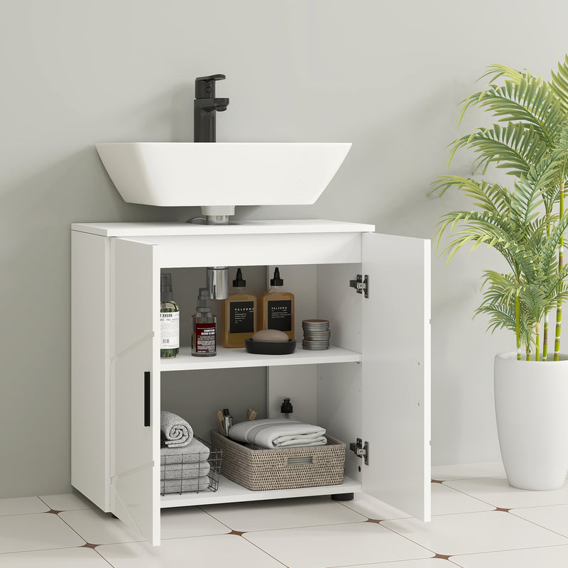 Under sink cabinet with shelf – image 7