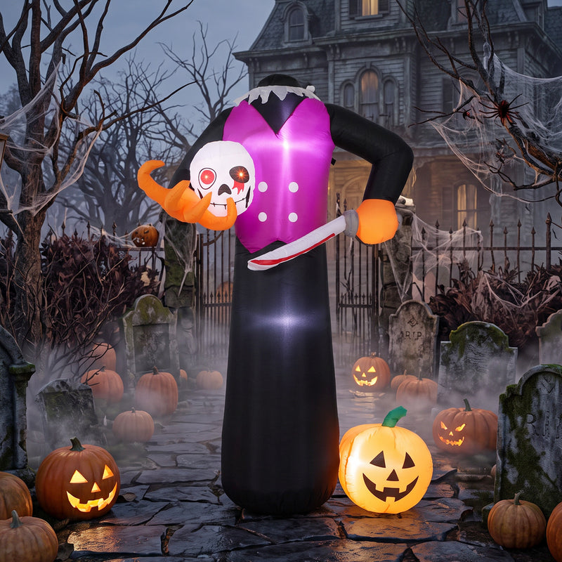 6ft Inflatable Headless Skeleton with LED Lights – image 8 of 9