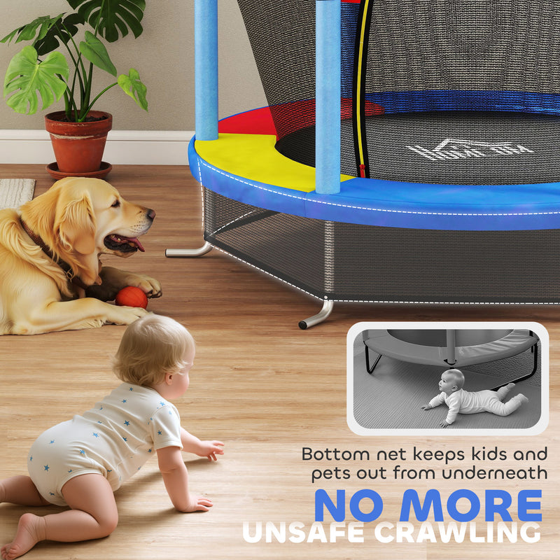 Kids trampoline with enclosure – image 8