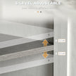 Bathroom floor cabinet with drawer – image 5