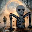 Inflatable Crawling Skeleton with LED Lights – image 9 of 9