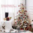 5ft pre-lit bushy flocked Christmas tree – image 4
