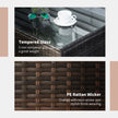 Rattan coffee table – image 5