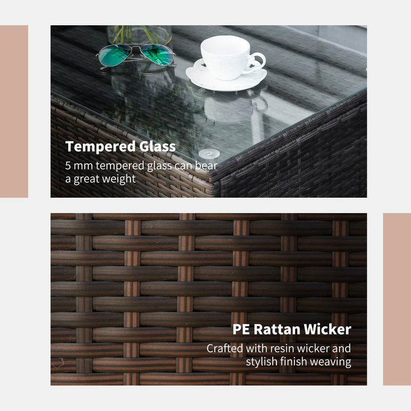 Rattan coffee table – image 5