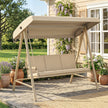 Beige 3-seater swing seat – image 2