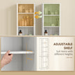 White tall bathroom cabinet – image 5