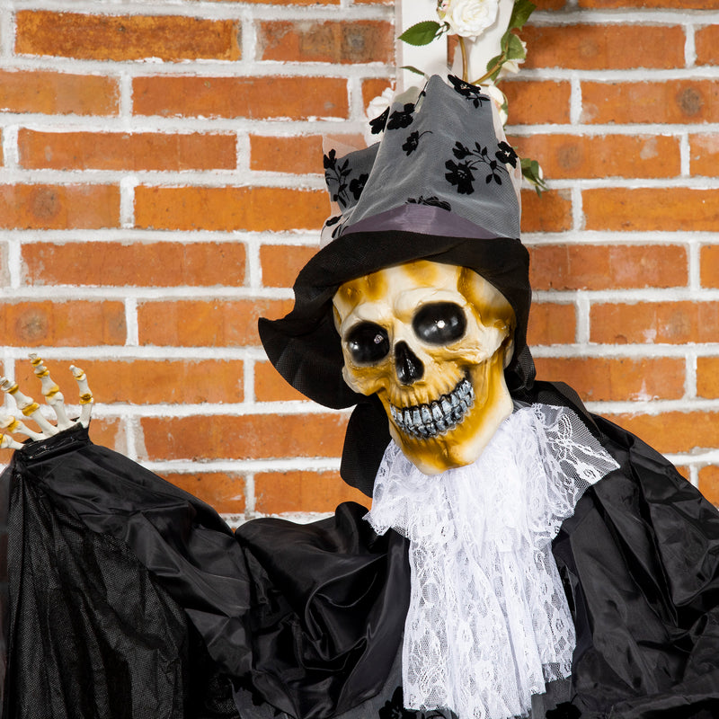 189cm Animated Ghost Bridegroom with Glowing Eyes – image 8 of 9
