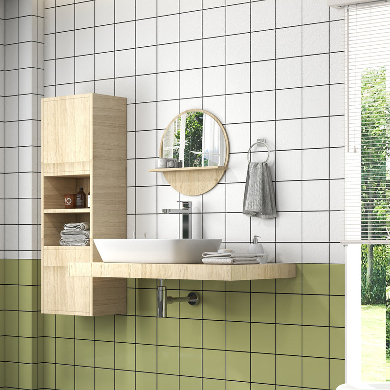 Round mirror with shelf – image 7