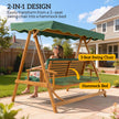 2-in-1 wooden swing seat – image 4