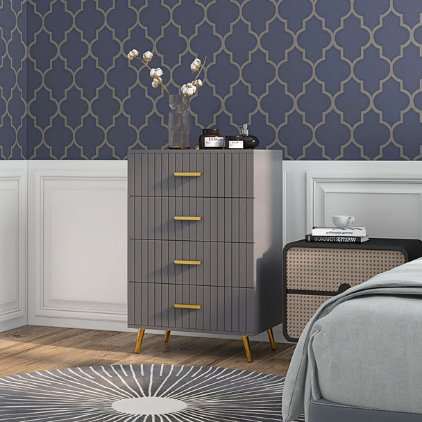 Embossed 4-drawer chest – image 2