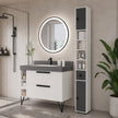 180 cm slim bathroom cabinet – image 8