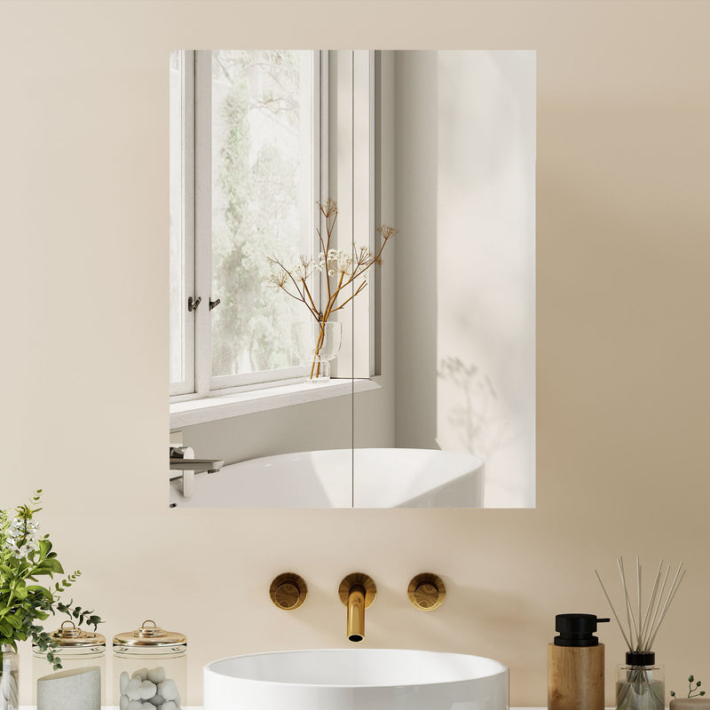 White 60 x 75 cm mirror cabinet – image 9