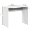 90 cm writing desk in white wood grain – image 3