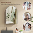 Arched black mirror cabinet – image 6