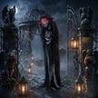 170cm Animated Werewolf with Sickle, Glowing Eyes & Sound – image 2 of 9