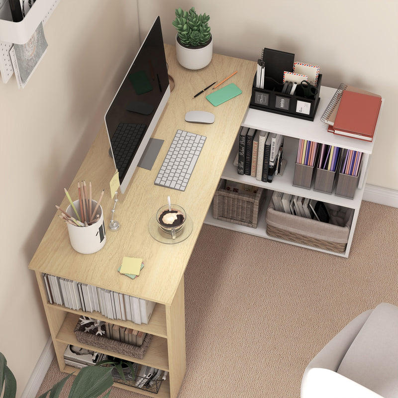 Rotating L-shaped corner desk – image 7