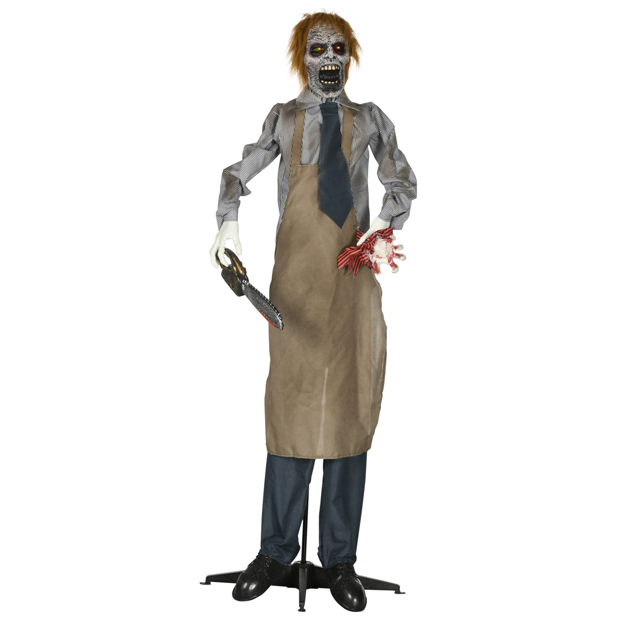170cm Animated Chainsaw Killer with Glowing Eyes & Sound – image 1 of 9