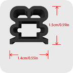 Thick Automotive Door Seal Strip For Noise Reduction