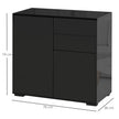 Black push-open sideboard – image 3