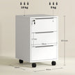 White 3-drawer lockable cabinet – image 3