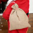 Close-up of Santa's clothing and accessories