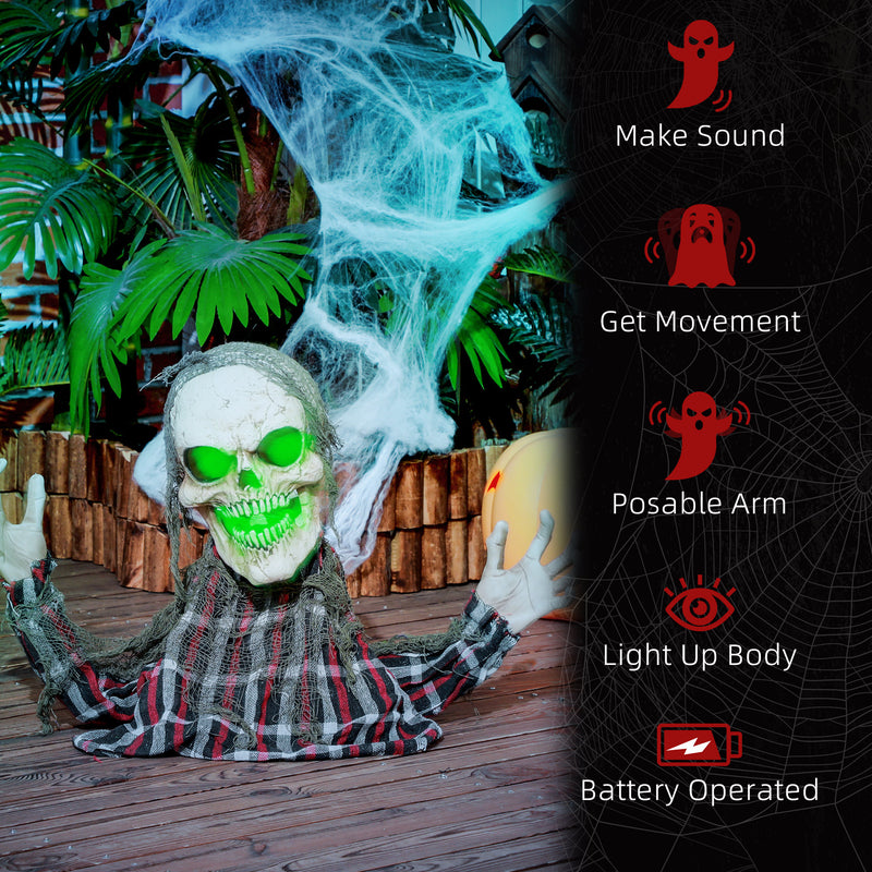 Animated Groundbreaker Skeleton with Glowing Head & Sound – image 7 of 9