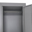 Grey steel locker cabinet – image 7