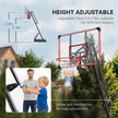 Adjustable basketball hoop and stand – image 4