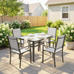 Rectangular glass dining set – image 9