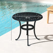Cast aluminium side table – image 3