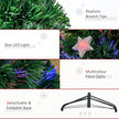 4ft fibre optic Christmas tree with star lights – image 7