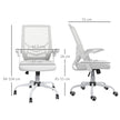 White mesh office chair – image 3