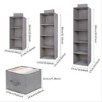 Hanging Storage Bag for Closet Organizer and Hangers