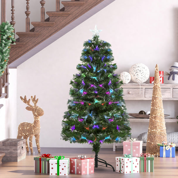 4ft multi-colour fibre optic Christmas tree – image 2