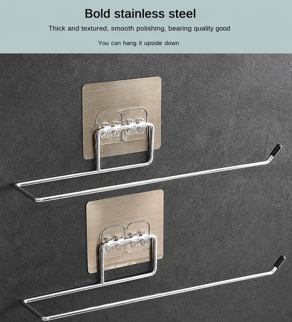 Wall-Mounted Punch-Free Kitchen Storage Rack