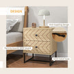 Zig-zag bedside table – image 6