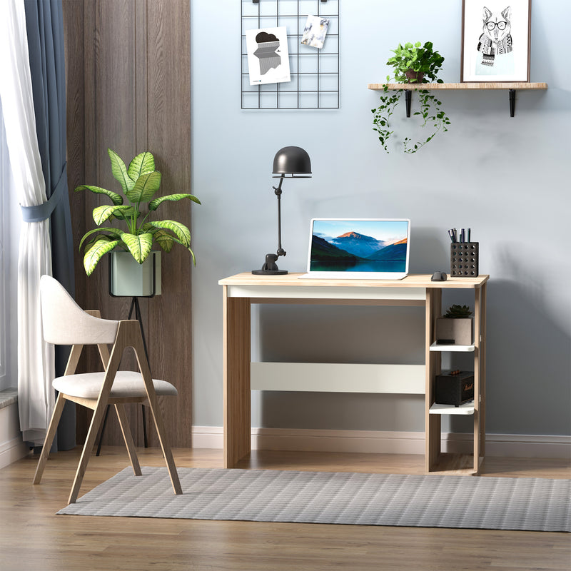 Writing desk with side shelf – image 6