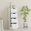 Narrow 4-drawer bathroom cabinet – image 7