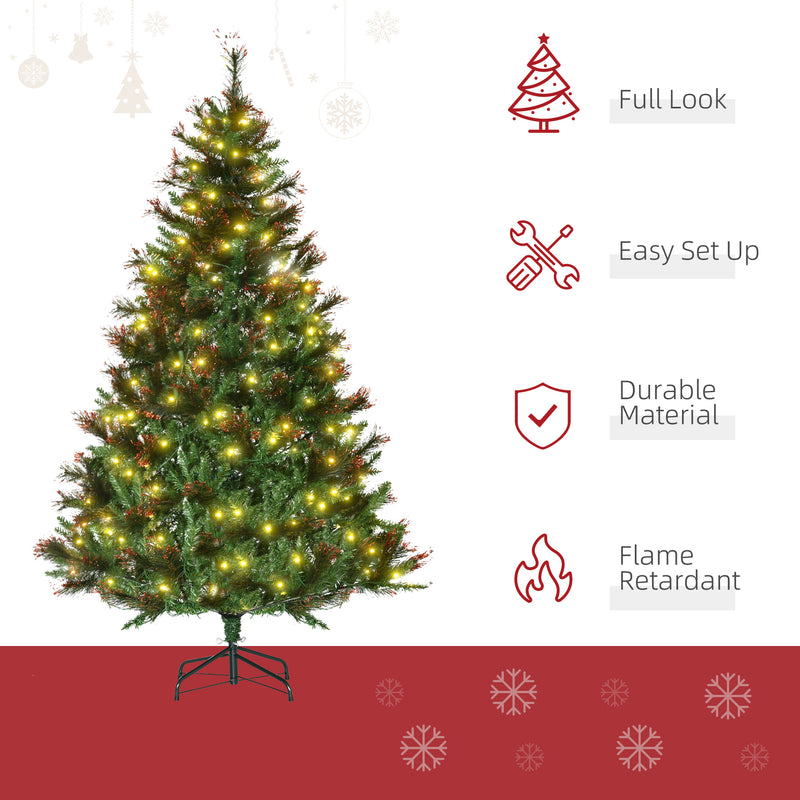 6ft pre-lit spruce Christmas tree – image 4