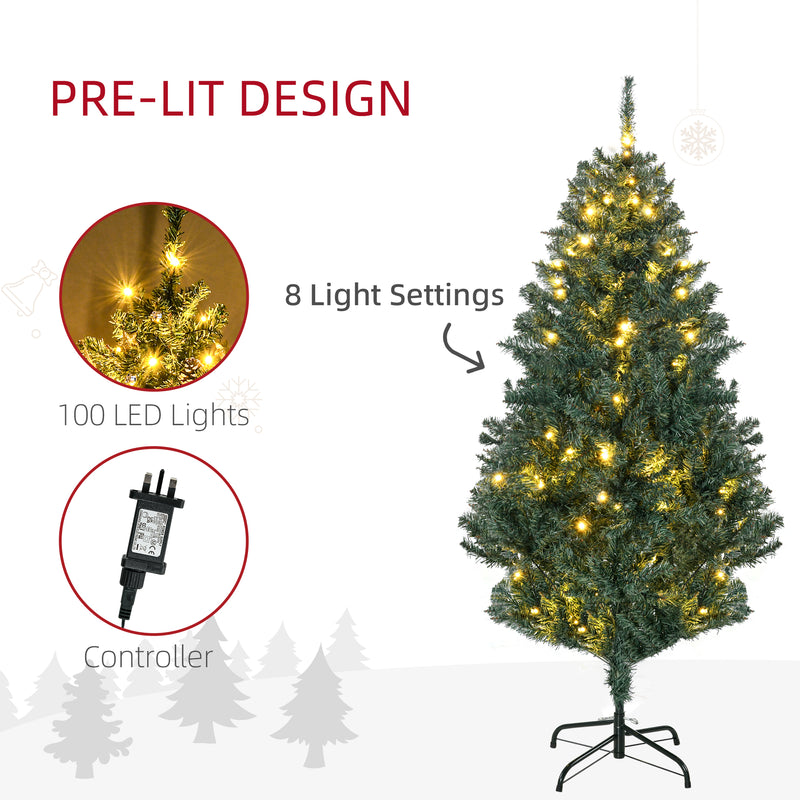 5ft pre-lit decorated Christmas tree – image 5